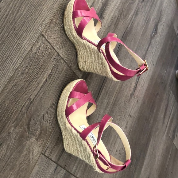 Jimmy choo size 34.5 espadrille Wedges - Picture 3 of 8